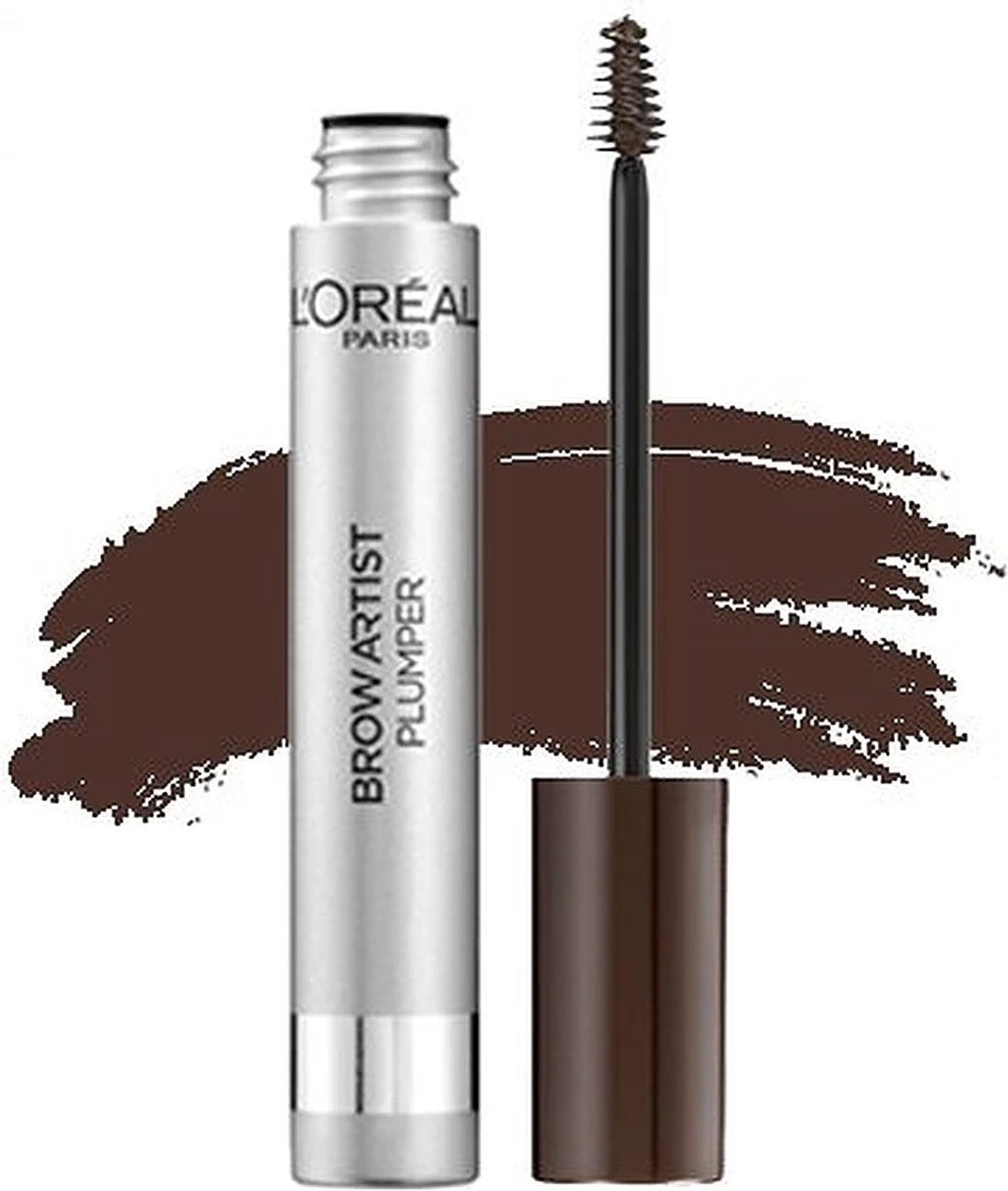 L'Oréal Brow Artist Plumper Wenkbrauw Mascara - Medium/Dark