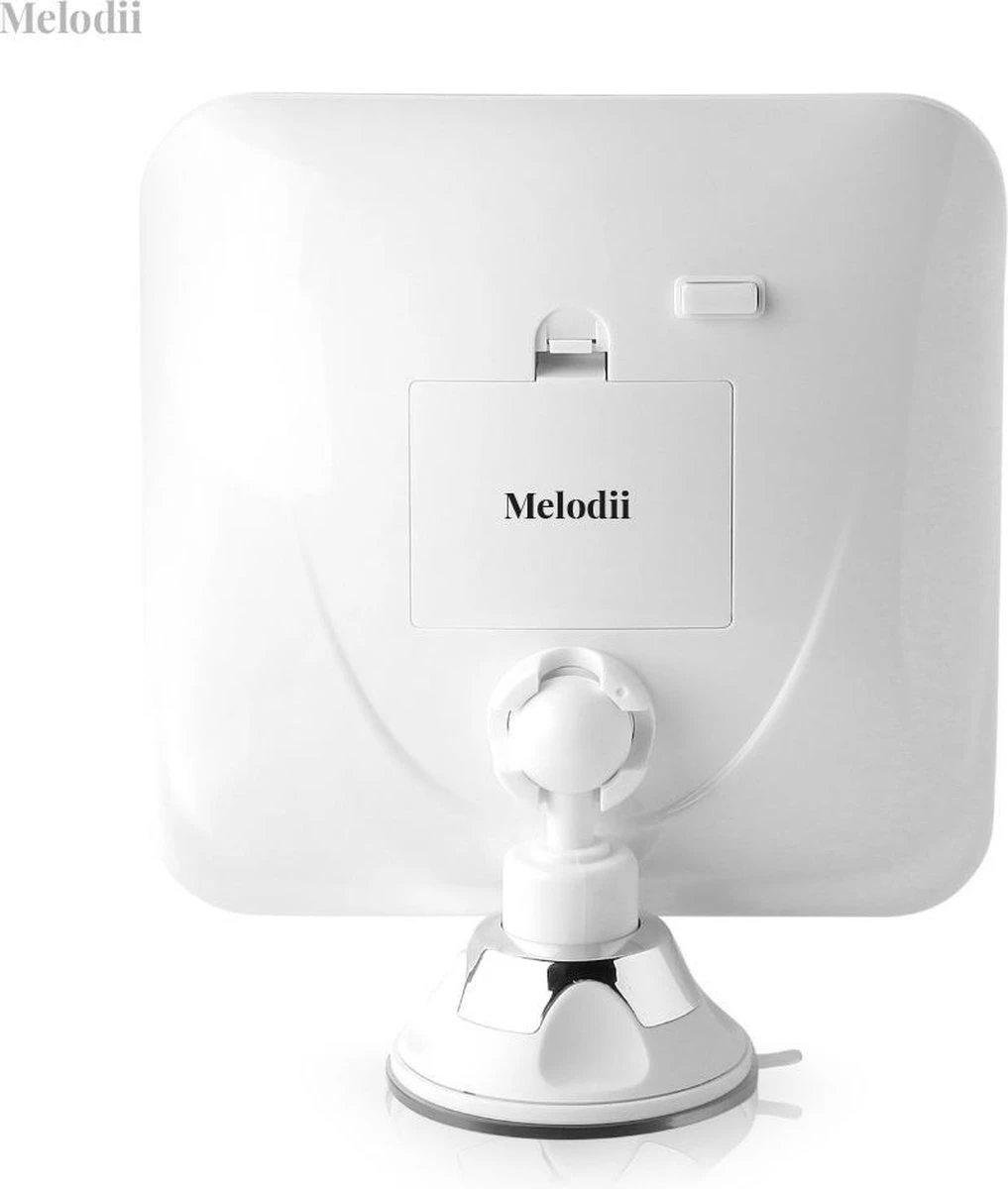 Melodii ML10X - Make Up Spiegel Met LED Verlichting - Scheerspiegel - 10x Vergroting - Met Tru-Daylight Verlichting - Voor Hem En Voor Haar - Afbeelding 5