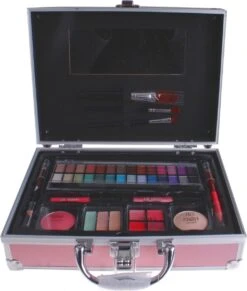 Make Up Koffer Glanzend Roze