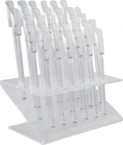Merkloos Nail-art Display, 32 Pop Sticks Voor Presentatie Van Nagel Decoratie Door Nagelstyliste Maar Ook Voor Beginnende Nagelstyliste! Geschikt Voor Gel Nagellak, Uv Gel, Acryl, Nailart, Kunstnagels (gelnagels, Acrylnagels).