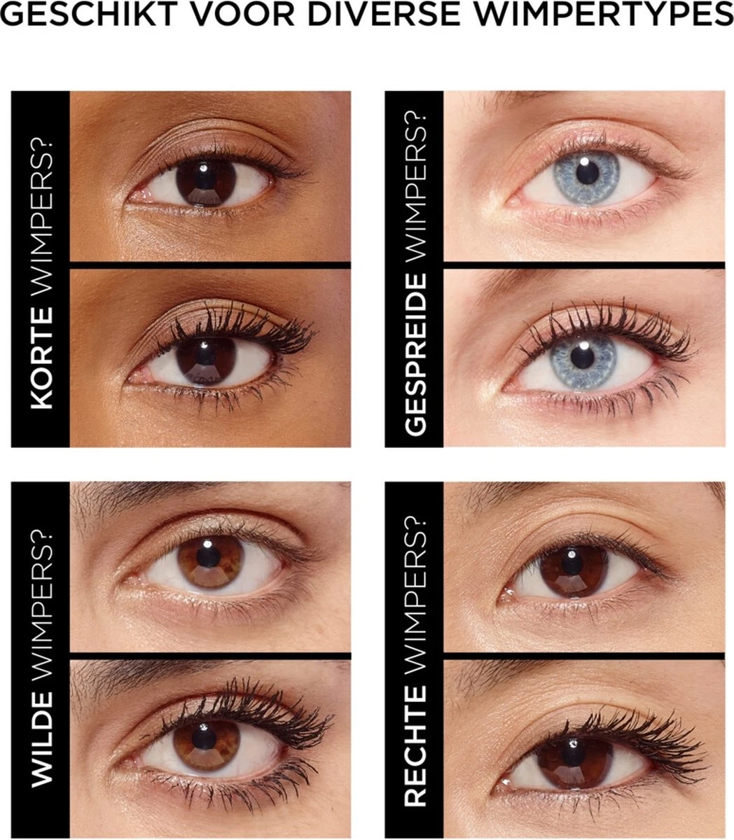 L’Oréal Paris Air Mega Volume Mascara - 01 Black Waterproof - Mega Volume Mascara - 9.4 Ml - Afbeelding 2