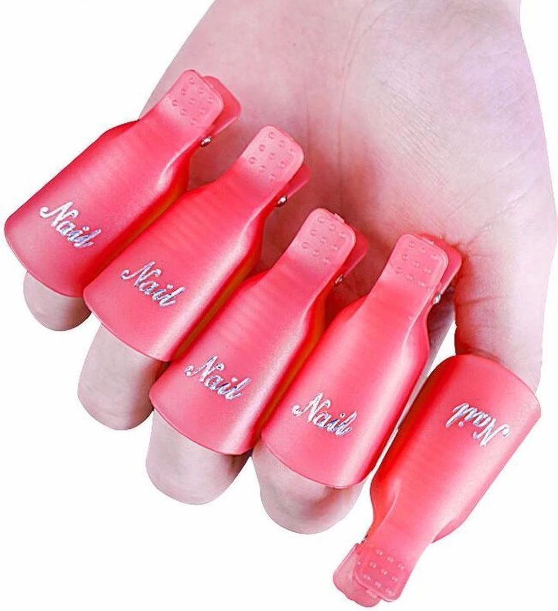 Nagellak Remover Clips | Nagelclips | 10 Stuks | Alles Kleuren - Afbeelding 8