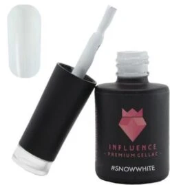 #SNOWWHITE - Influence Gellac - Witte Gellak - Gellak Wit UV - UV Gellak - Gel Nagellak - Gellac - Kado Vrouw - Valentijns Cadeau - Kado Voor Haar - 10 Ml