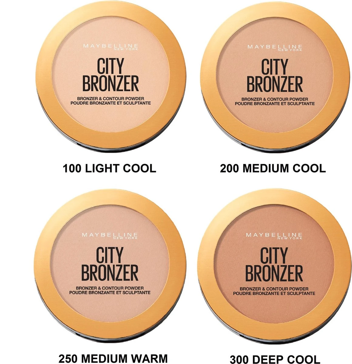 Maybelline City Bronzer Bronzer & Countour Powder - 100 Light Cool - Bronzing En Contouring Poeder - 51,4 Gr. - Afbeelding 7