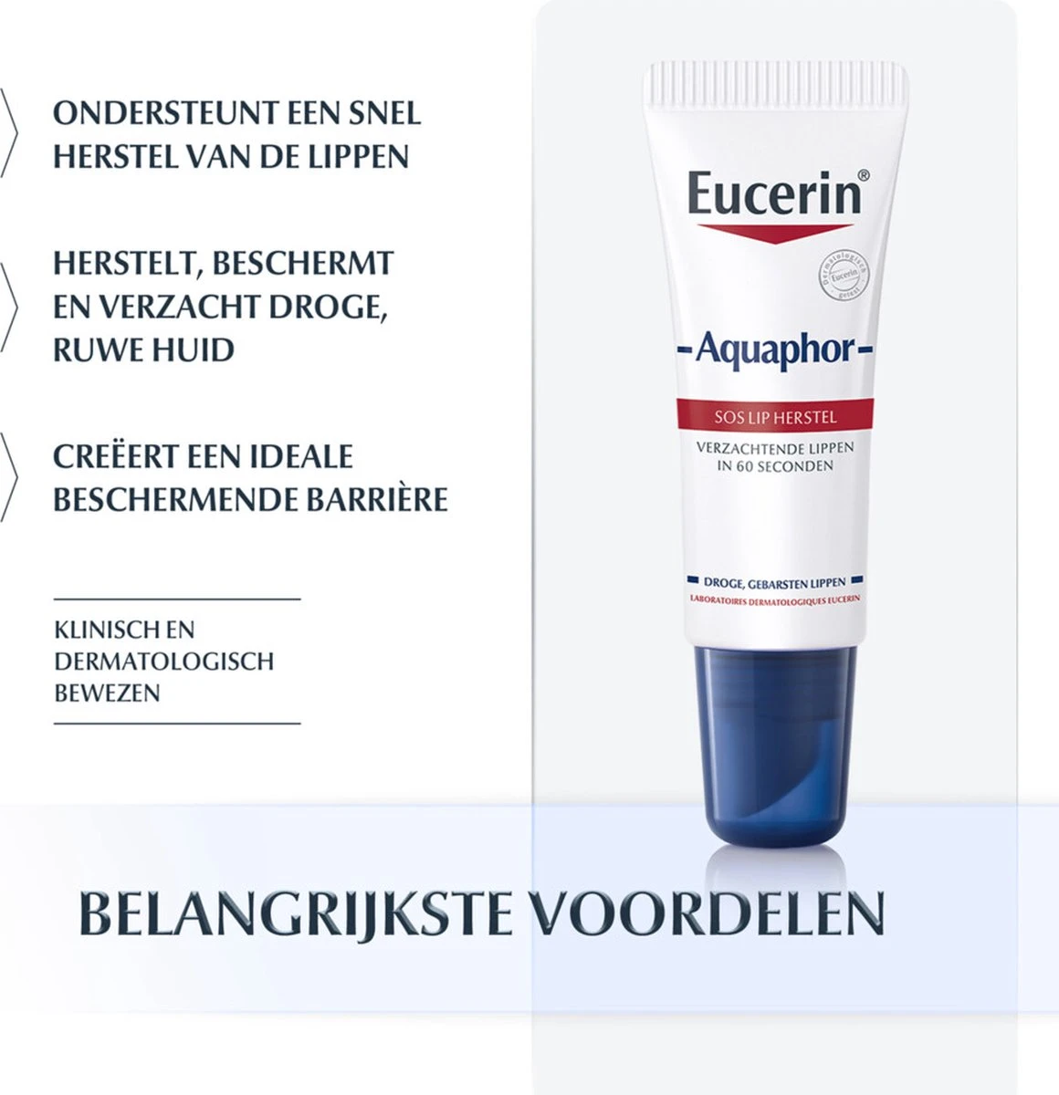 Eucerin Aquaphor SOS Lip Herstel - Lippenbalsem