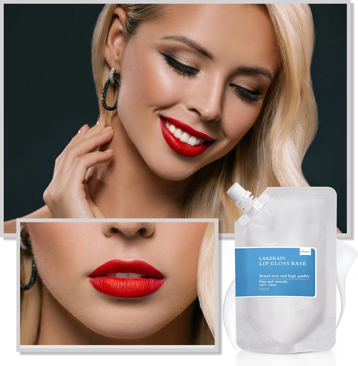 LipGloss Base 300ml - Basis Om Zelf Lipgloss Te Maken - Lipgloss DIY - Lipgloss Maken - Afbeelding 2