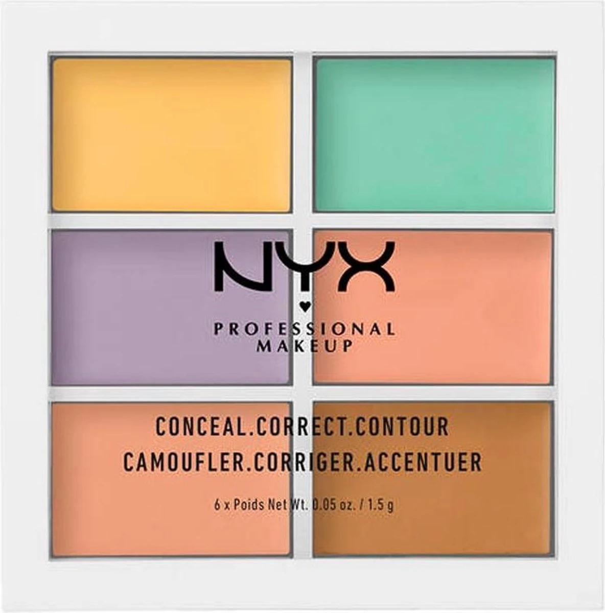NYX Professional Makeup - 3C Palette - Color Correcting Concealer - Afbeelding 9