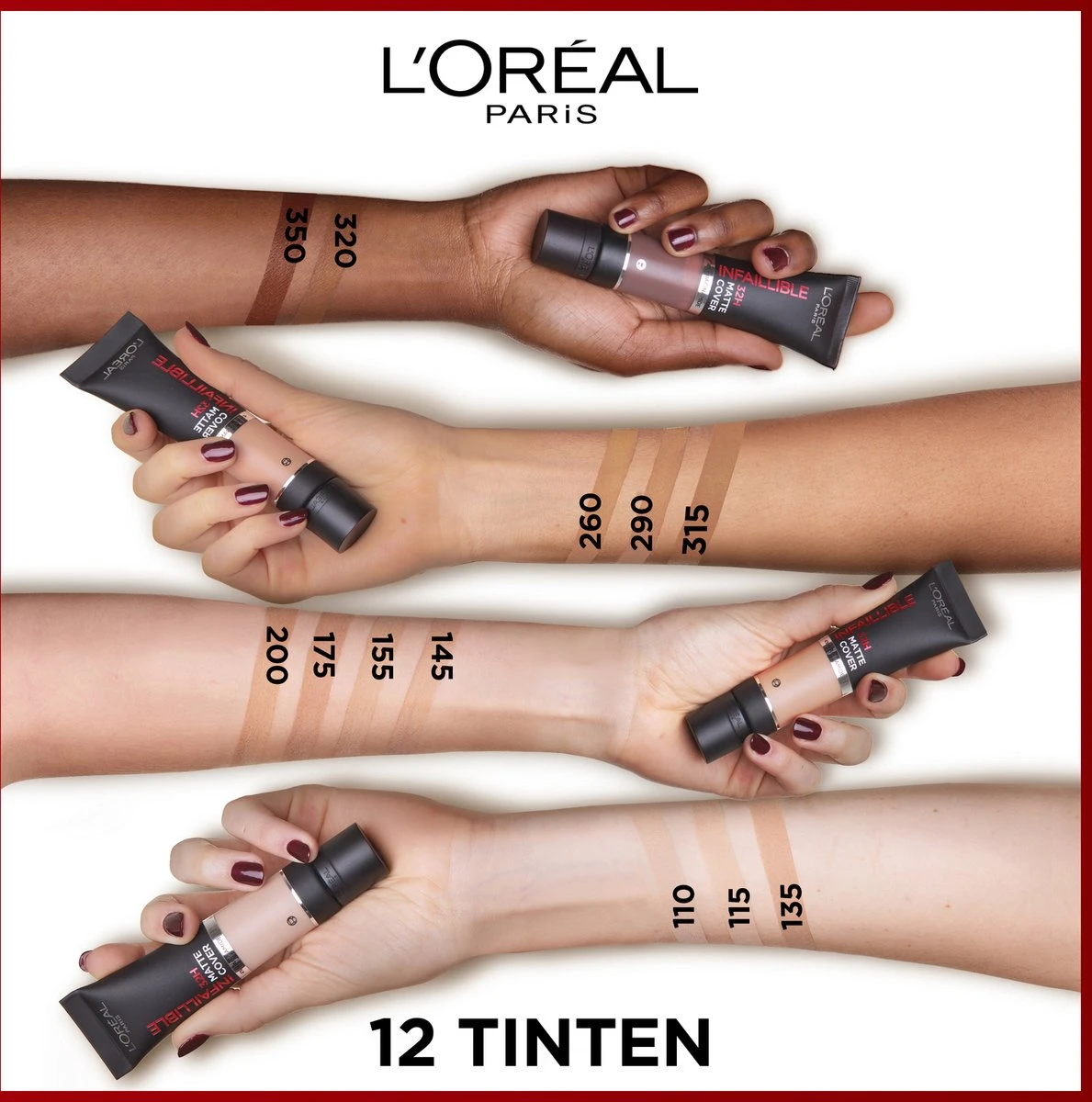 L’Oréal Paris Infallible 32H Matte Cover Foundation - 135 - Foundation Met Een Volledige Dekking En Een Matte Finish - 30 Ml - Afbeelding 3