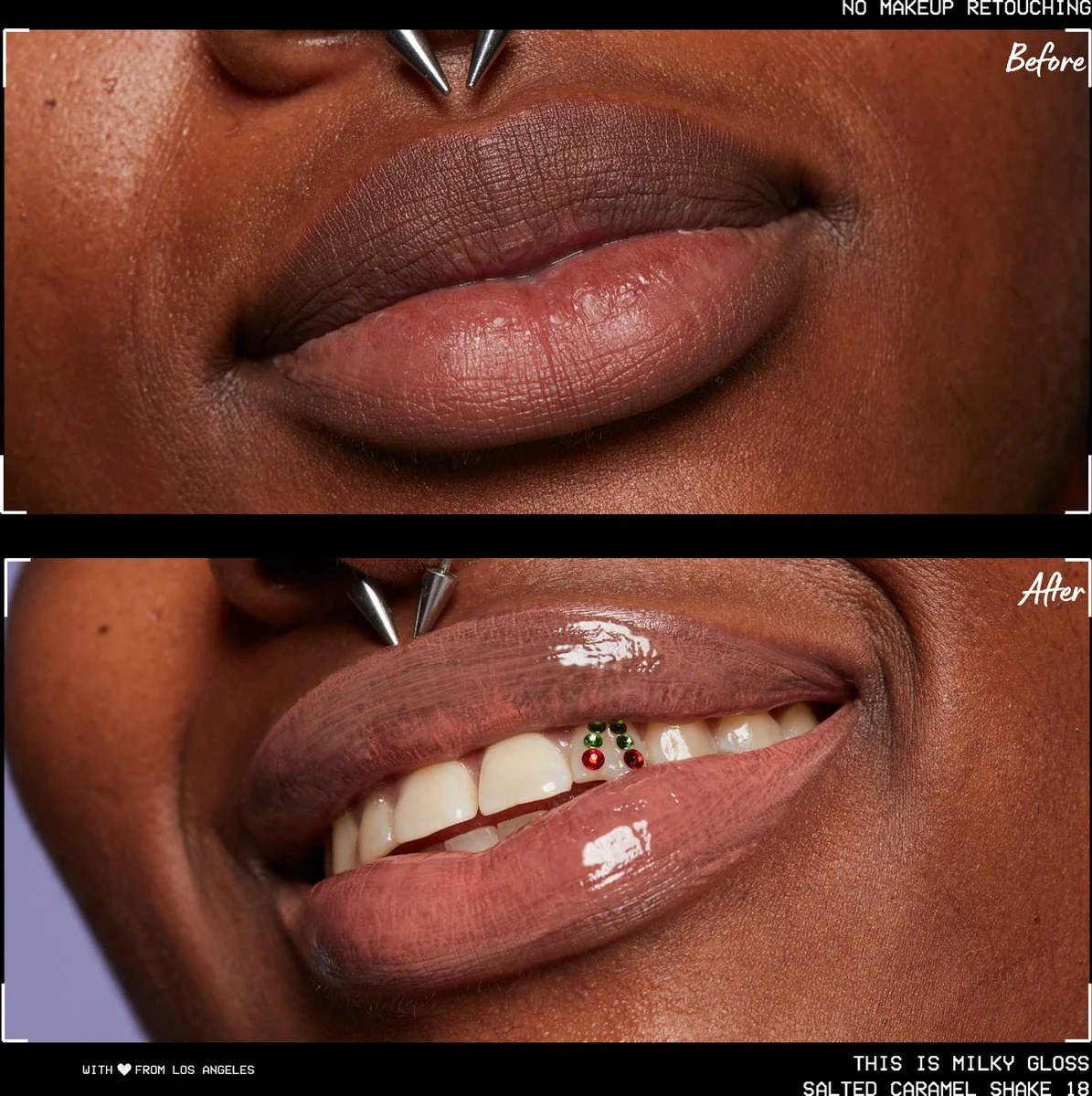 NYX Professional Makeup This Is Milky Gloss - TIMG18 Salted Caramel Shake - Lipgloss - 4 Ml - Afbeelding 4