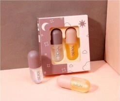 2 Stuks DAG En Nacht Lip Plumpers | Natuurlijke Lip Plumpers | 50% Vollere Lippen In 2 Min | Lip Filler | Lipgloss | Lip Maximizer | Cadeautip | In Een Schattige Cadeauverpakking!