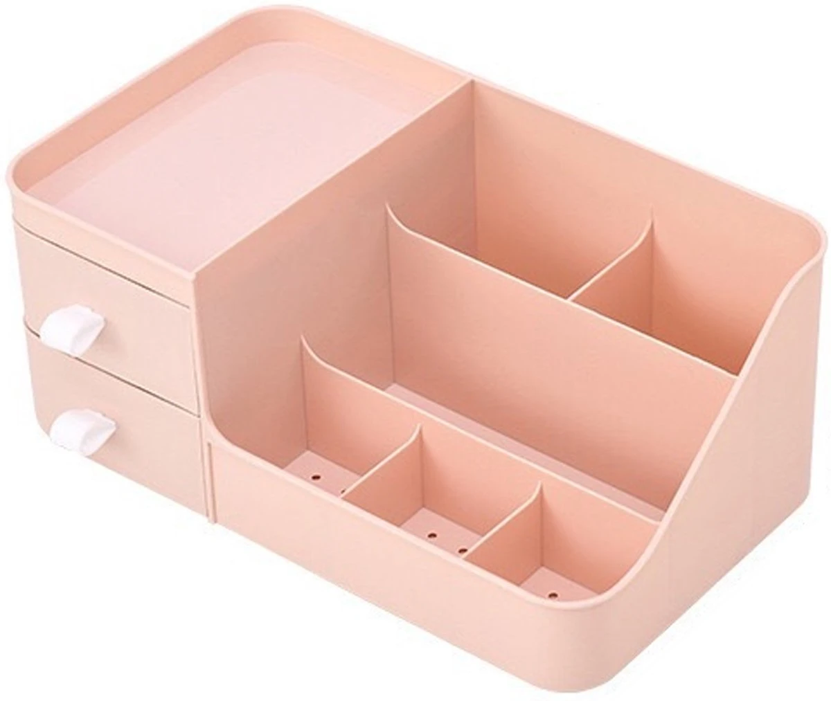 Make-Up Organizer - Cosmetica - Opbergdoos - Roze - Nagellak - Creme - Sieraden - Pennenbakje - Bureau - Organizers - Make Up
