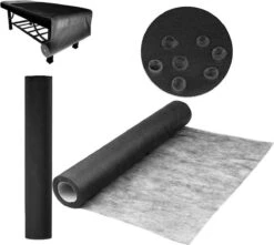 Clavier Wegwerp Fleece Laken Niet Geweven 60x50cm – Zwart