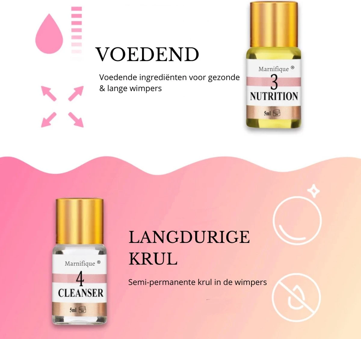 Marnifique® - Professional Lash Lift Kit - Wimper Lift - Inclusief Zwarte Wimperverf - Wimperlifting Set - Brow Lamination - Starterkit - Voor Professioneel Gebruik - Afbeelding 4