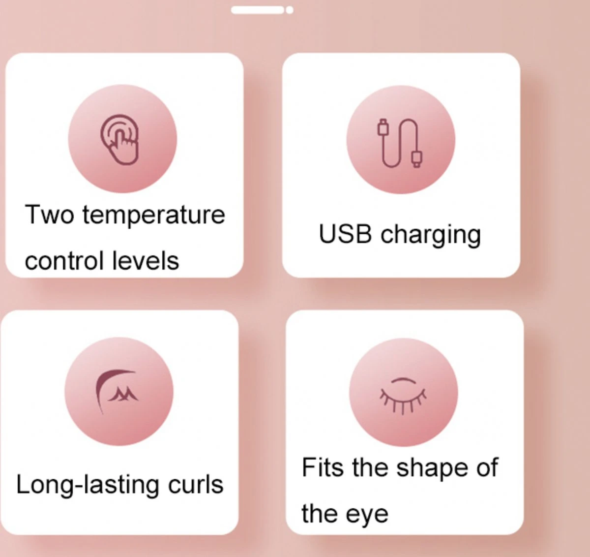 Verwarmde Wimperkruller-elektrische Wimperkruller-make-up-eyelashe-wimpers-kruller - Afbeelding 4