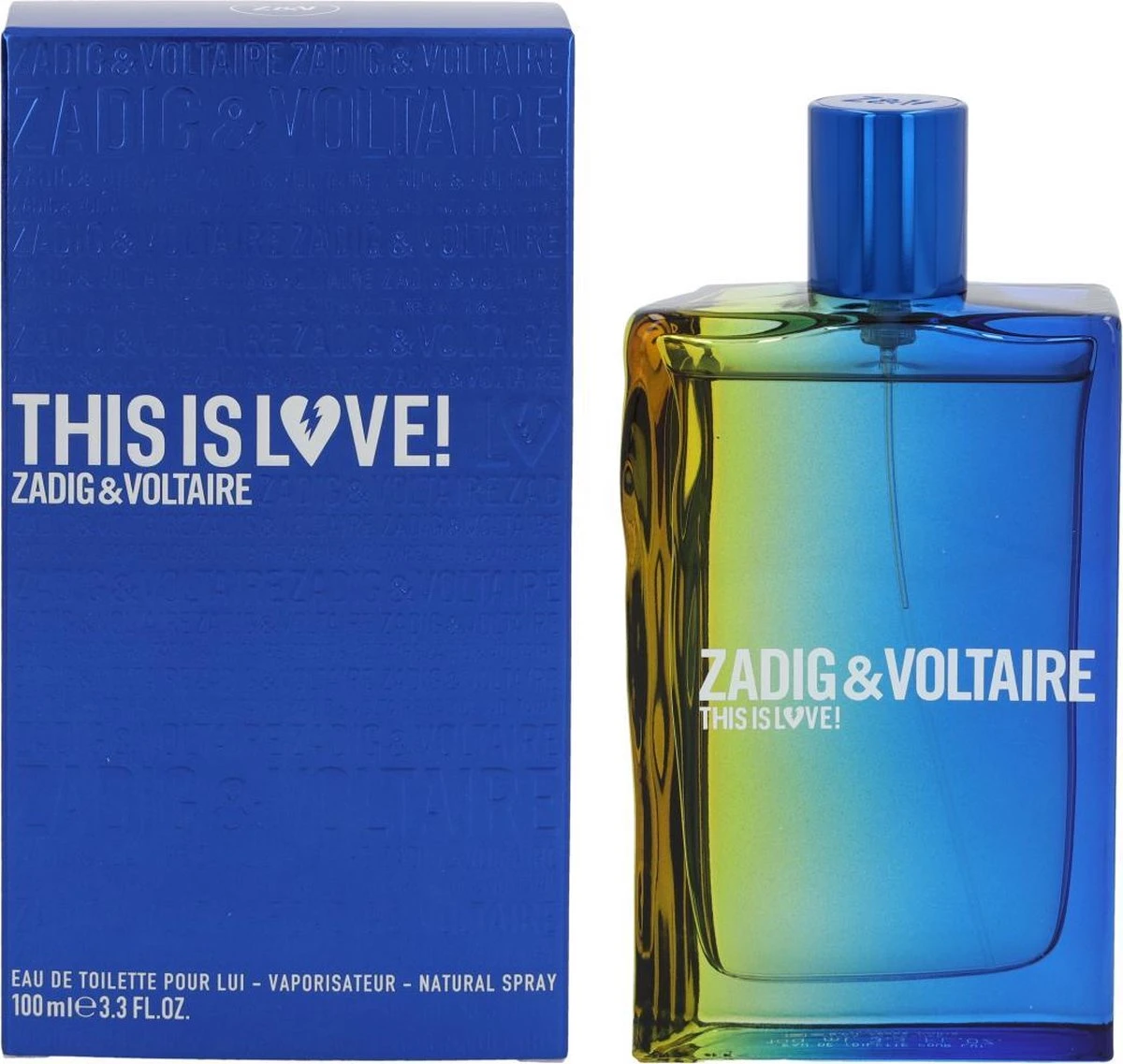 Zadig & Voltaire This Is Love! 100 Ml - Eau De Toilette - Herenparfum - Afbeelding 3