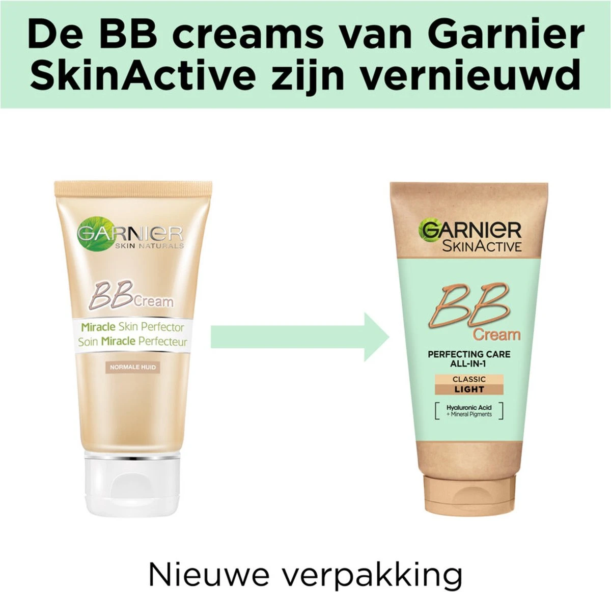 Garnier Face SkinActive - BB Cream Classic Light 5-in-1 Dagverzorging - 2x 50 Ml - Afbeelding 9