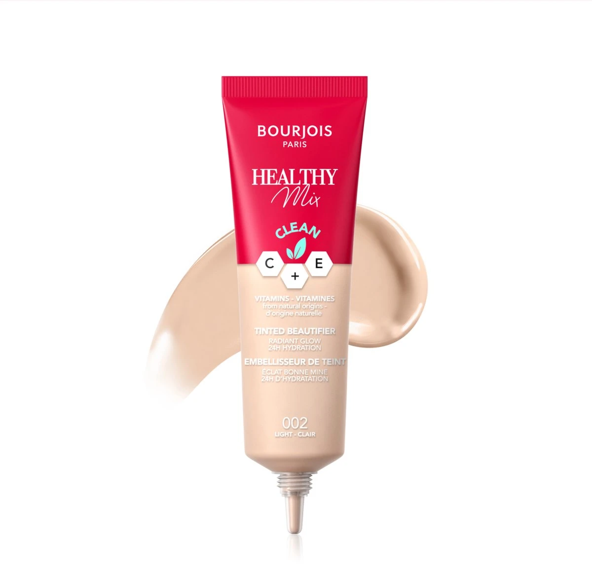 Bourjois Healthy Mix Clean Tinted Beautifier Foundation 002 Light