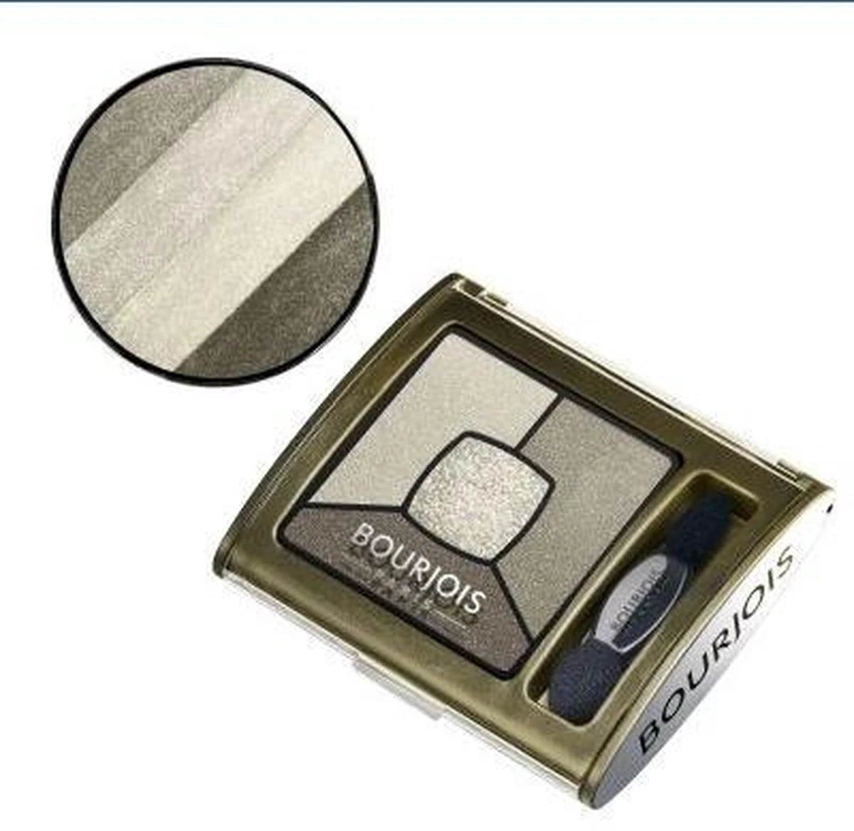 Bourjois Smoky Stories Quatuor - 04 Rock This Khaki - Oogschaduw - Afbeelding 9