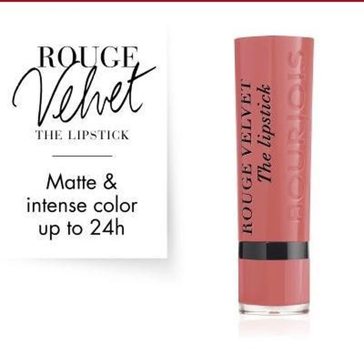 Bourjois Rouge Velvet Lippenstift - 002 Flaming'rose - Afbeelding 13