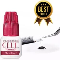 Marnifique® - Professionele Wimperextensions Lijm - Lash Extensions Bonder - Lash Extensions Glue - Wimperextension Lijm Professionel - Wimperextensions - Zwart - 5ml