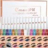CmaaDU Eyeliner – Glitter Eyeliner – Make-up Set – 16 Verschillende Kleuren – Droogt Snel Op – Geschenkset