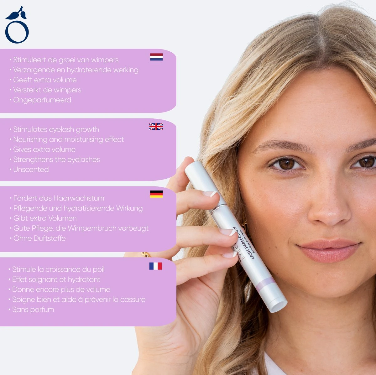 Herome Wimperserum Lash Balm - Stimuleert Wimpergroei En Geeft Extra Volume - Verzorgt En Hydrateert - Ongeparfumeerd - 6,5ml - Afbeelding 2