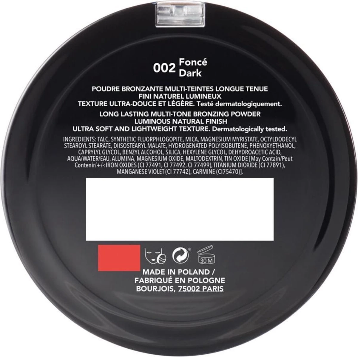 Bourjois Always Fabulous Bronzer - 002 Chocolate - Afbeelding 3