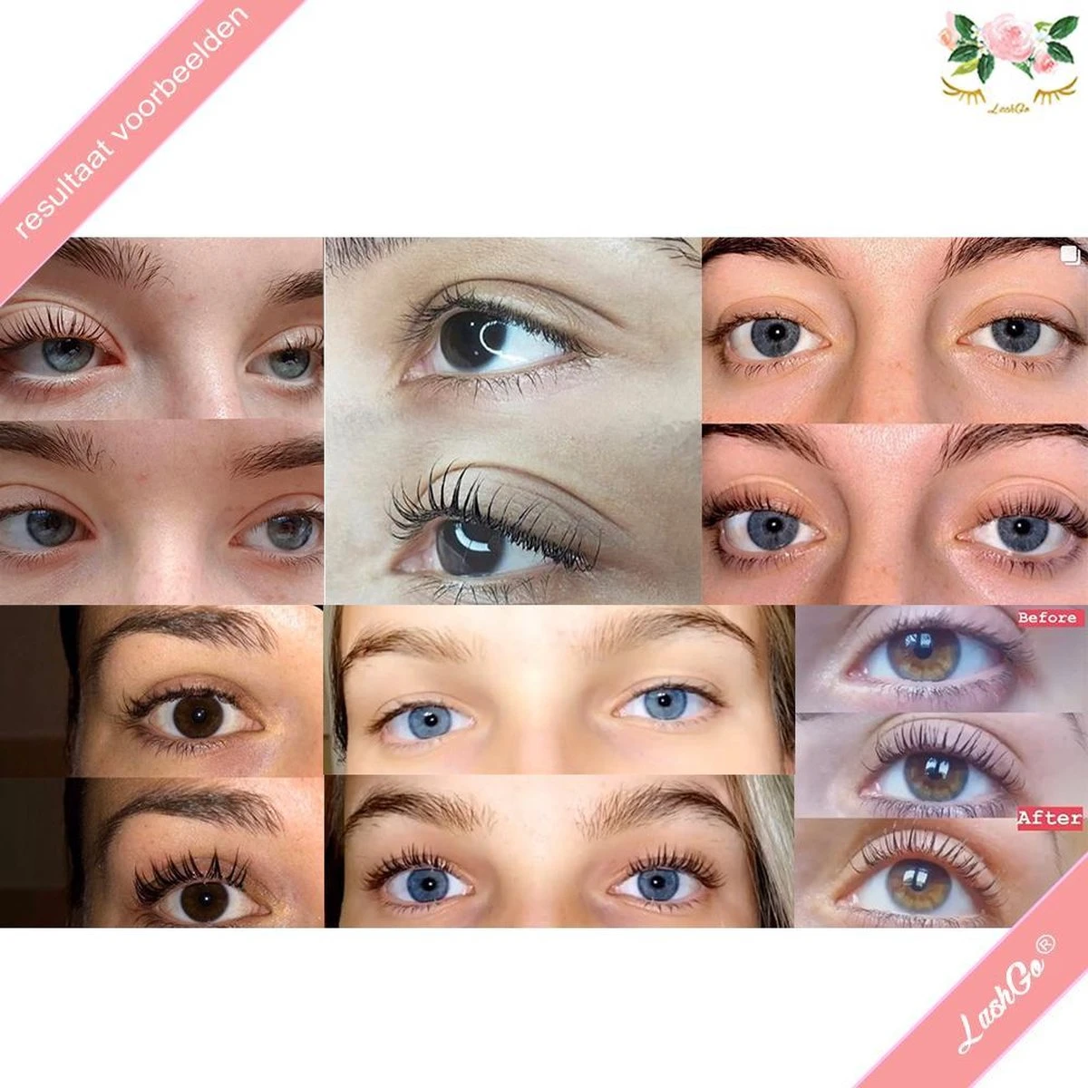 Iconsign® Wimperlifting Set / Lash Lift Kit - 25-Delige - Setje LashGo® Nep Wimpers Inbegrepen - Natuurlijk Wimper Krullen - Wimperliftingset - Afbeelding 3