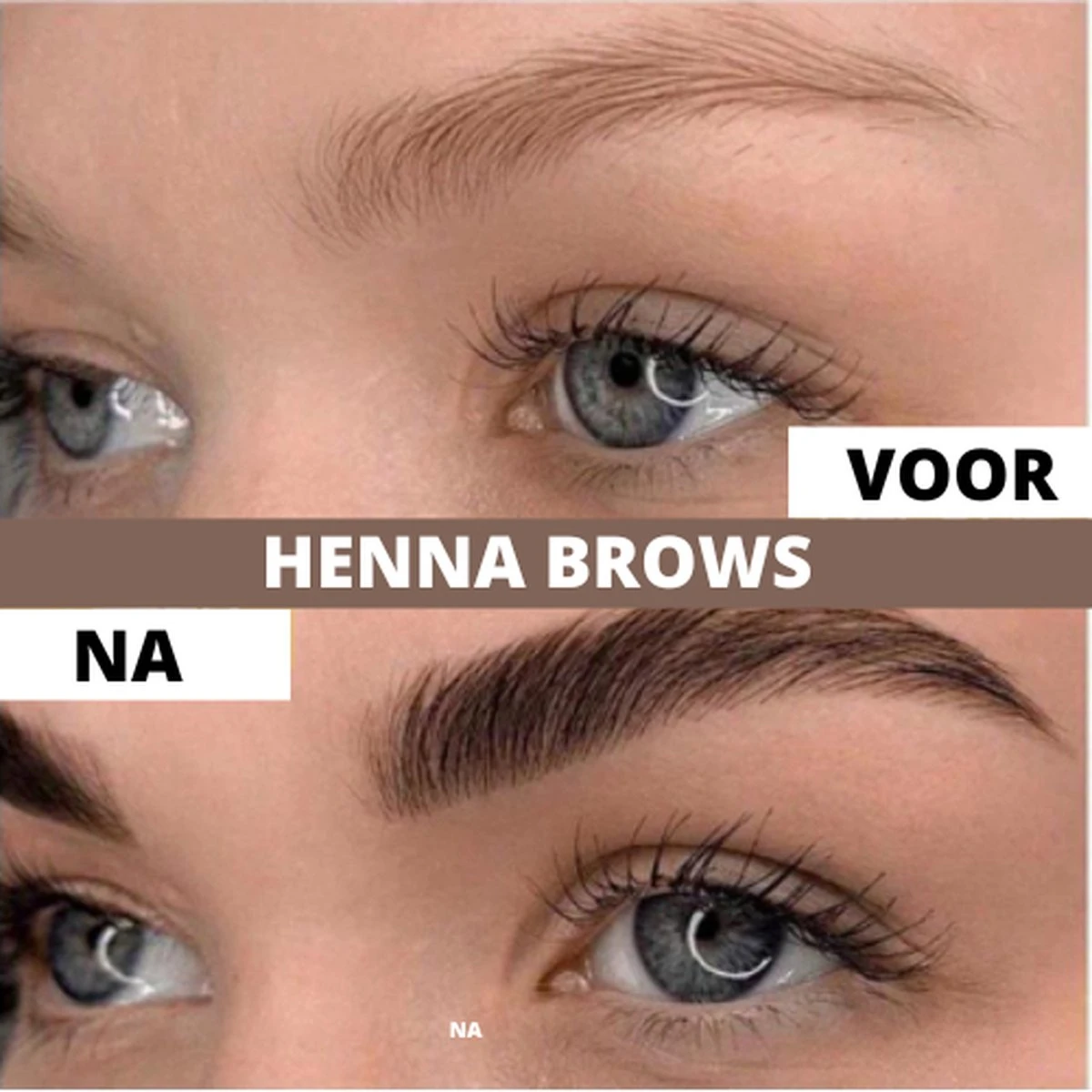 2 In 1 - Henna Wenkbrauwverf En Wimperverf - Bruin - Henna Brows - DIY Henna Brows Kit - Starterspakket - Afbeelding 7