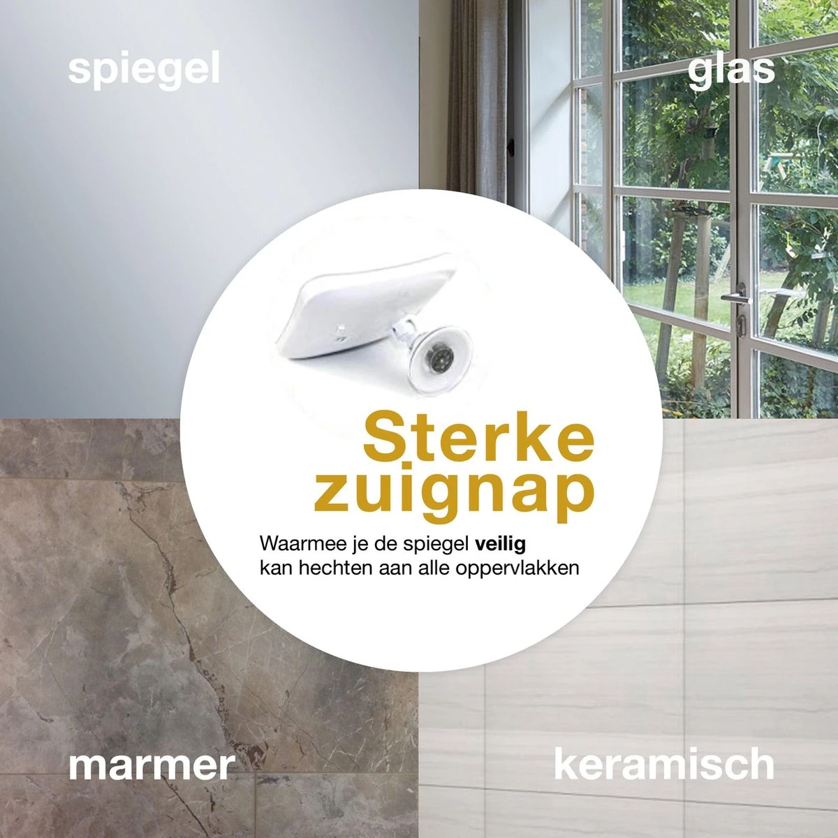 Melodii ML10X - Make Up Spiegel Met LED Verlichting - Scheerspiegel - 10x Vergroting - Met Tru-Daylight Verlichting - Voor Hem En Voor Haar - Afbeelding 3