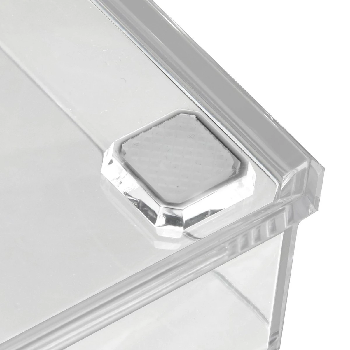 Relaxdays Make-up Organizer Klein - Stapelbaar - Sieradendoosje - Cosmetica - Opbergbox - Doorzichtig - Afbeelding 9