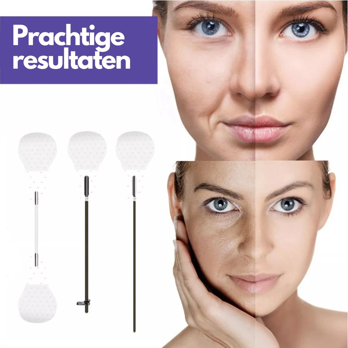 Face Lift Tape - Facelift Zonder Chirurgie - Instant Eyes, Face And Neck Lift - 40 Stuks - Transparent - Afbeelding 6