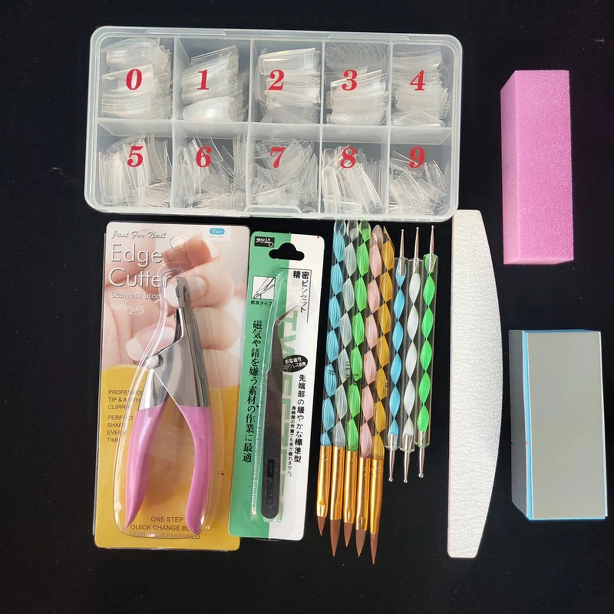 Royala Acrylnagels StarterSet - 500 Clear French Tips - Nagellijm - Nailart - 3 Colors Acryl Poeders - StarterSet - Nepnagels - Manicure Set Voor Nail Art Kit - Nagel Decoratie - Acryl Poeders - Acryl Vloeistof- Monomer - Afbeelding 19