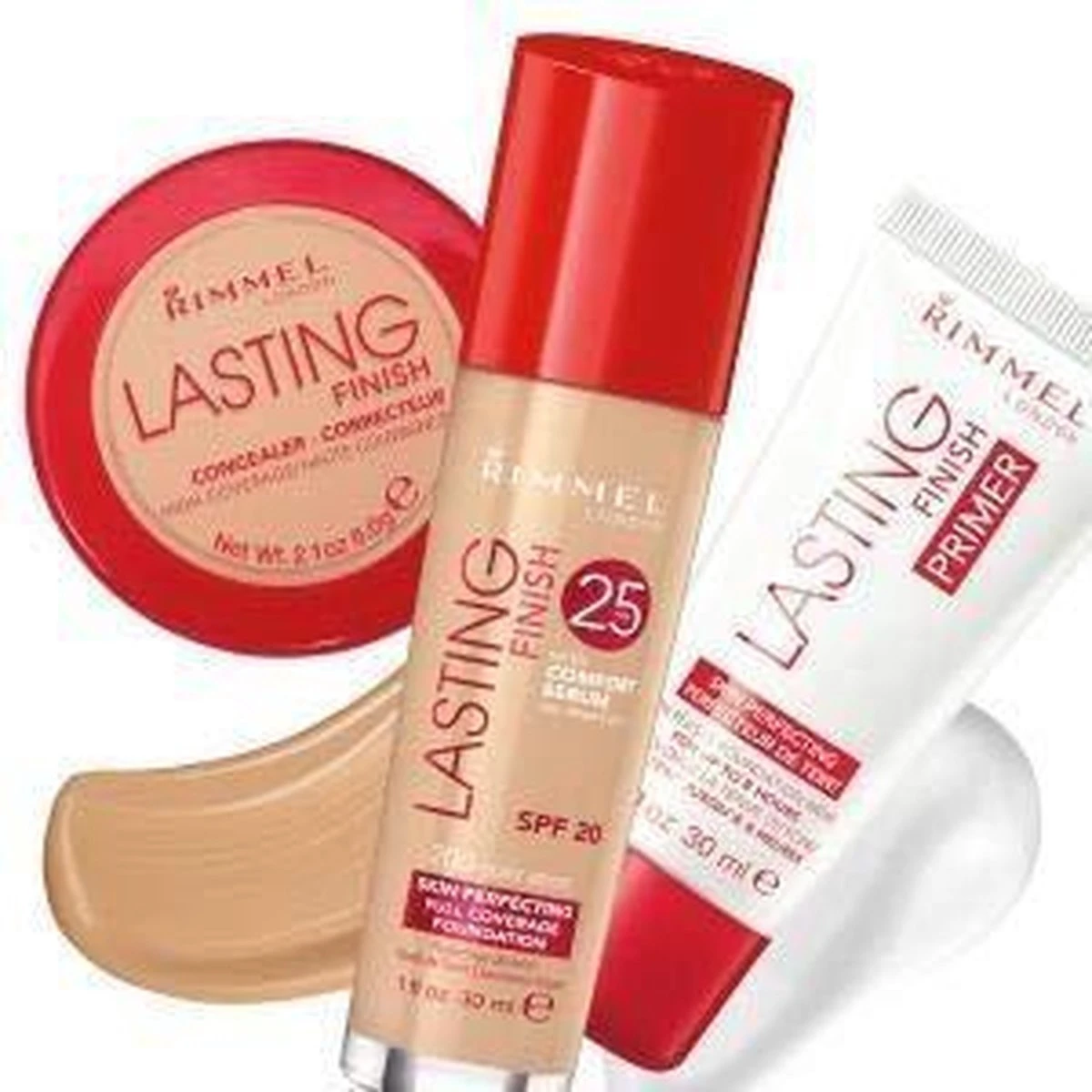 Rimmel London Lasting Finish Foundation - 200 Soft Beige - Afbeelding 10