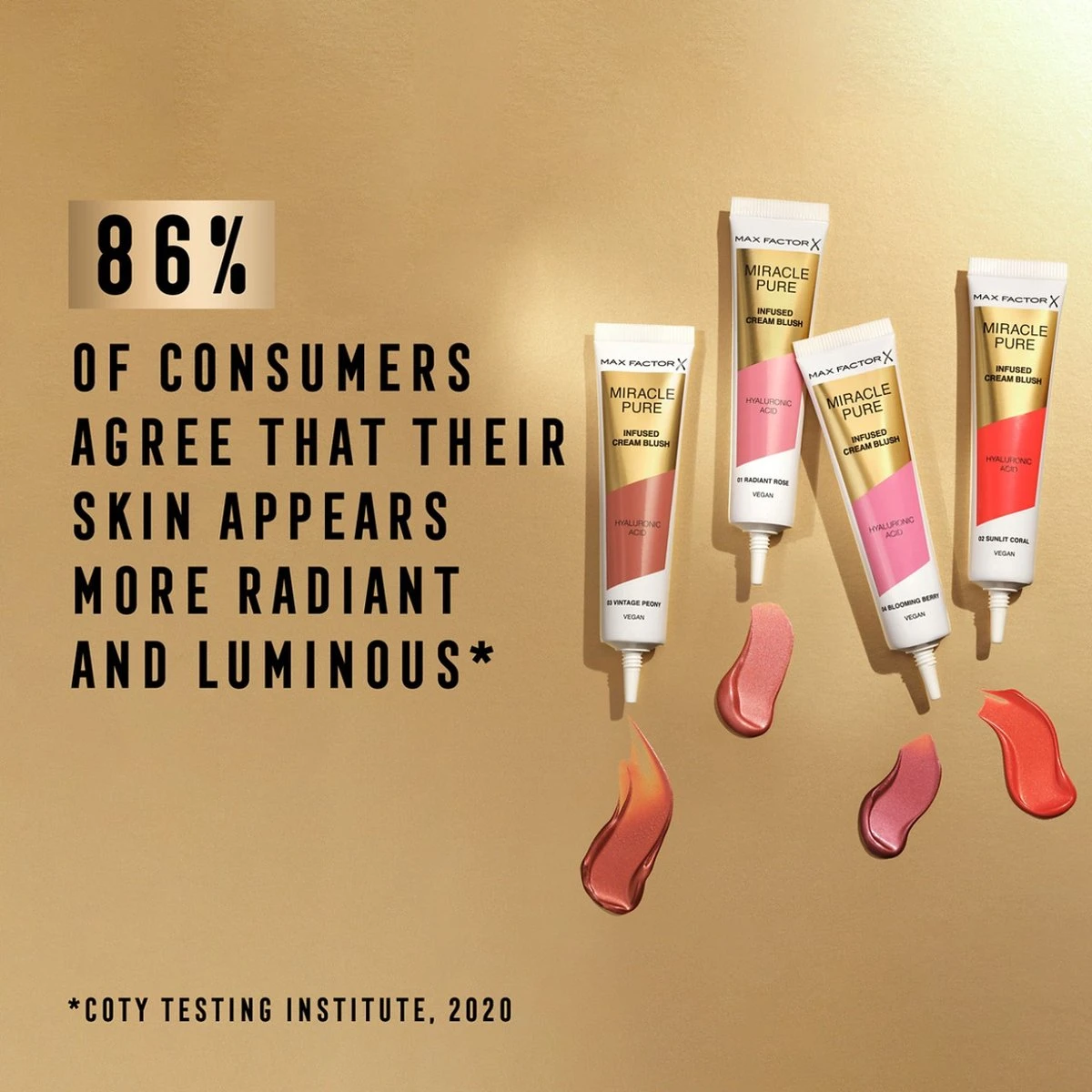 Max Factor Miracle Pure Vegan Blush - 001 Radiant Rose - Afbeelding 5