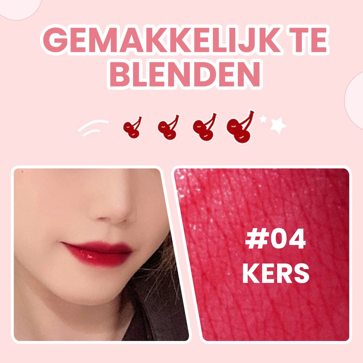 01 Appel - Lip Tint - Lip Stain - Lip Tattoo - Lip Tint Korean - Lip And Cheek Tint - Waterproof Lipstick - Waterproof Lip Tint - Watervaste Lip Tint Lippenstift - Afbeelding 6