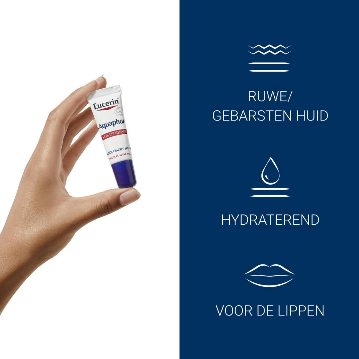 Eucerin Aquaphor SOS Lip Herstel - Lippenbalsem - Afbeelding 4
