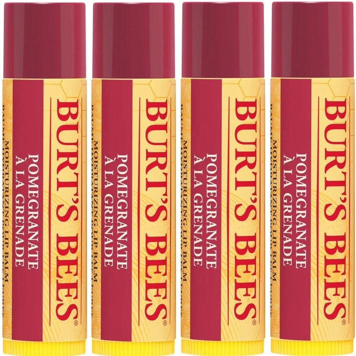 Burt's Bees Burt´s Bees - Lippenbalsem Pomegranate - 4 Pak.