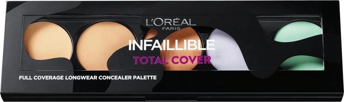L'Oréal Paris Infallible Total Cover Concealer Palette - 105 Red Fiction - Afbeelding 4