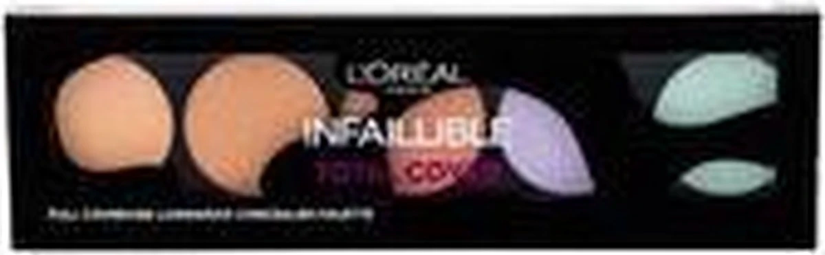 L'Oréal Paris Infallible Total Cover Concealer Palette - 105 Red Fiction - Afbeelding 7
