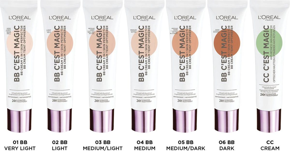 L’Oréal Paris - C'est Magic - Anti-roodheid Crème - CC Cream - 30 Ml - Afbeelding 4