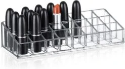 UNIQ Make-up Organizer 24 Vakken (U302) - Lippenstift Organizer - Nagellak - Make-up Kwasten - Transparant