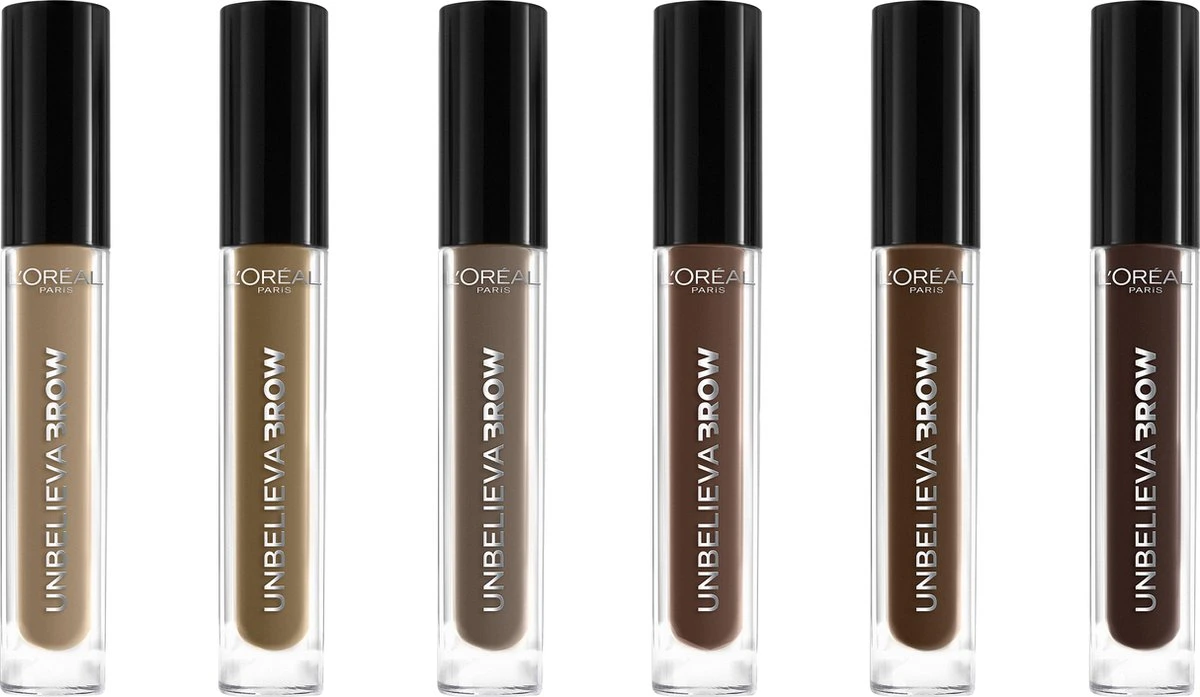 L’Oréal Paris Unbelieva Brow Wenkbrauwgel - 109 Ebony - Donker Bruin - Waterproof - 3.4 Ml - Afbeelding 12