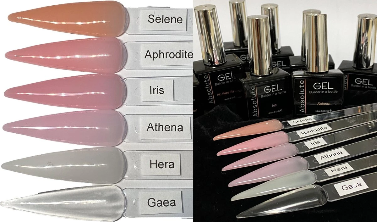 Gellex - Absolute Builder Gel In A Bottle - Athena 15ml - Gellak - Gel Nagellak- Gel Nagels - Afbeelding 2