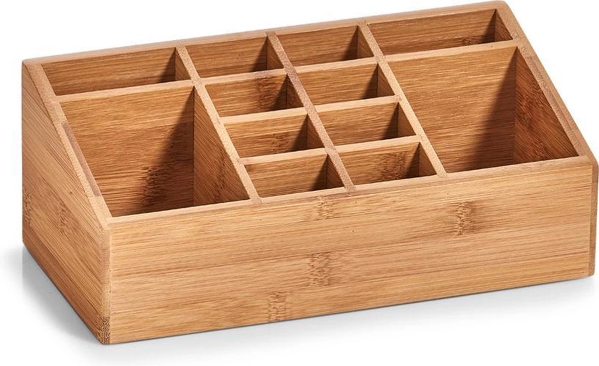 Zeller Present Cosmetica Display Bamboe - A-11-3-BHout - Sorteervakken & Duurzaam - Afbeelding 3