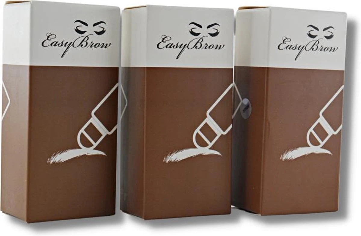 EasyBrow Wenkbrauw Kit Donkerbruin - Wenkbrauw Sjabloon 24 Stuks - Wenkbrauw Stempel - Wenkbrauw Poeder - Eyebrow Stamp - Brow Lift - Afbeelding 8