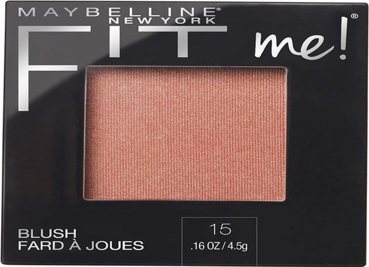 Maybelline Fit Me Blush - 15 Nude - Oranje - Natuurlijk Ogende Rouge - Afbeelding 18