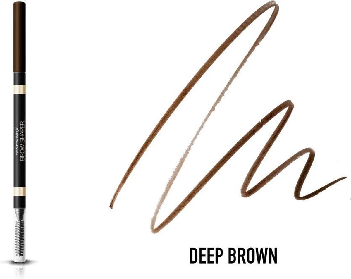 Max Factor Brow Shaper Wenkbrauwpotlood - 030 Deep Brown - Afbeelding 11