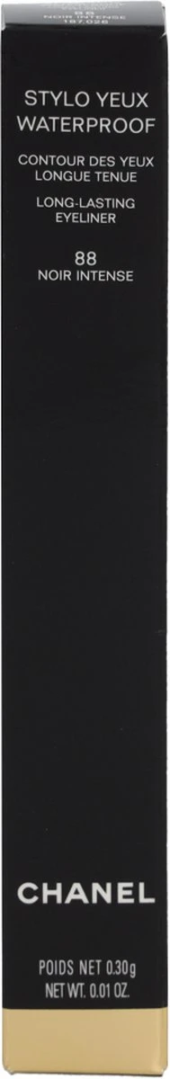 CHANEL Stylo Yeux 88 Noir Intense Zwart - Afbeelding 3