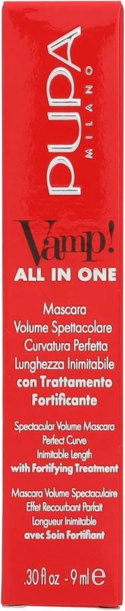 Pupa Milano Vamp! All In One Mascara - 101 Extra Black - Afbeelding 15